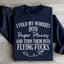 I Fold My Worries Into Paper Planes Sweatshirt