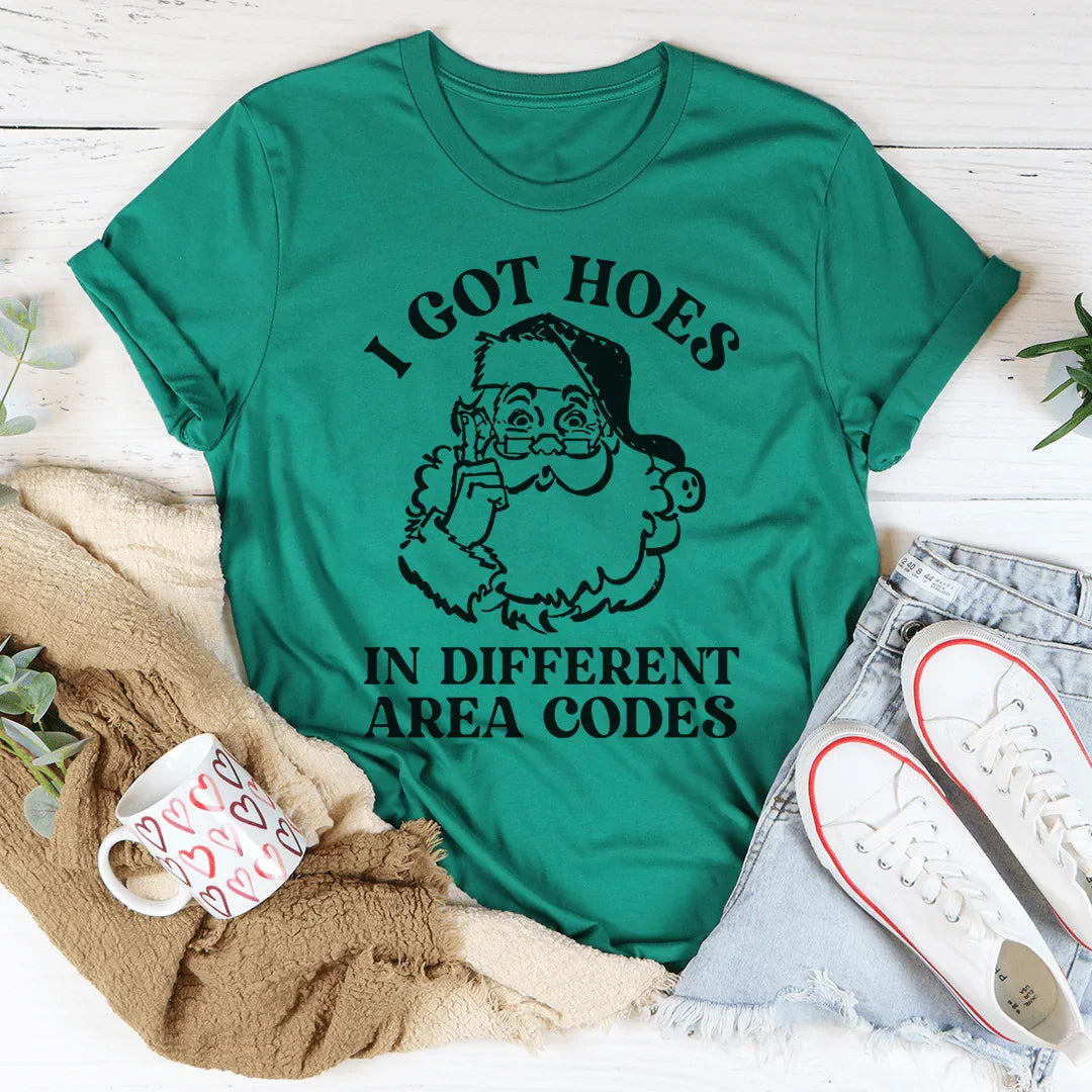 Tengo putas en diferentes códigos de área Tee
