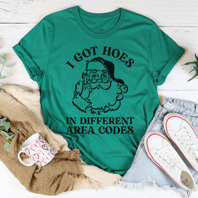 Tengo putas en diferentes códigos de área Tee