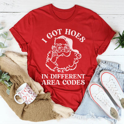 Tengo putas en diferentes códigos de área Tee