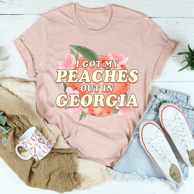 I Got My Peaches Out In Georgia Tee - Korvel