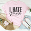 Camiseta "Odio estar aquí"