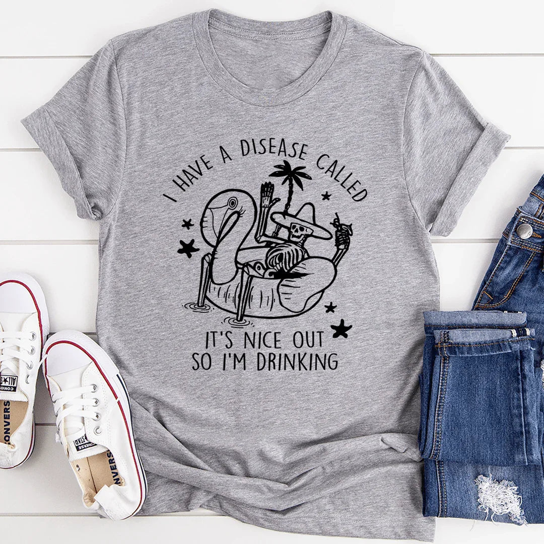 It's Nice Out There Tee - A Humorous Statement Shirt - Korvel