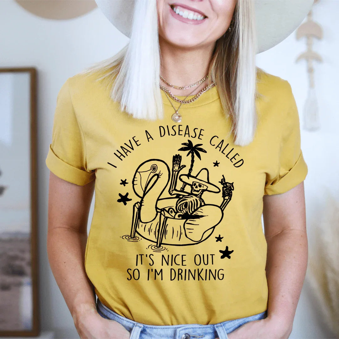 It's Nice Out There Tee - A Humorous Statement Shirt - Korvel