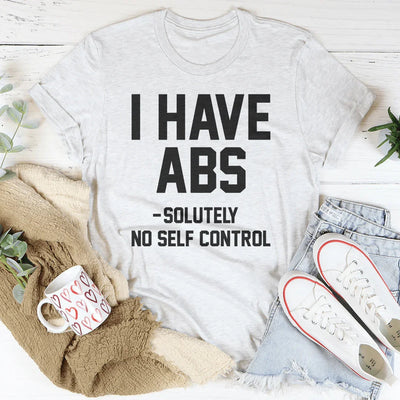 Tengo ABS, definitivamente no tengo autocontrol.