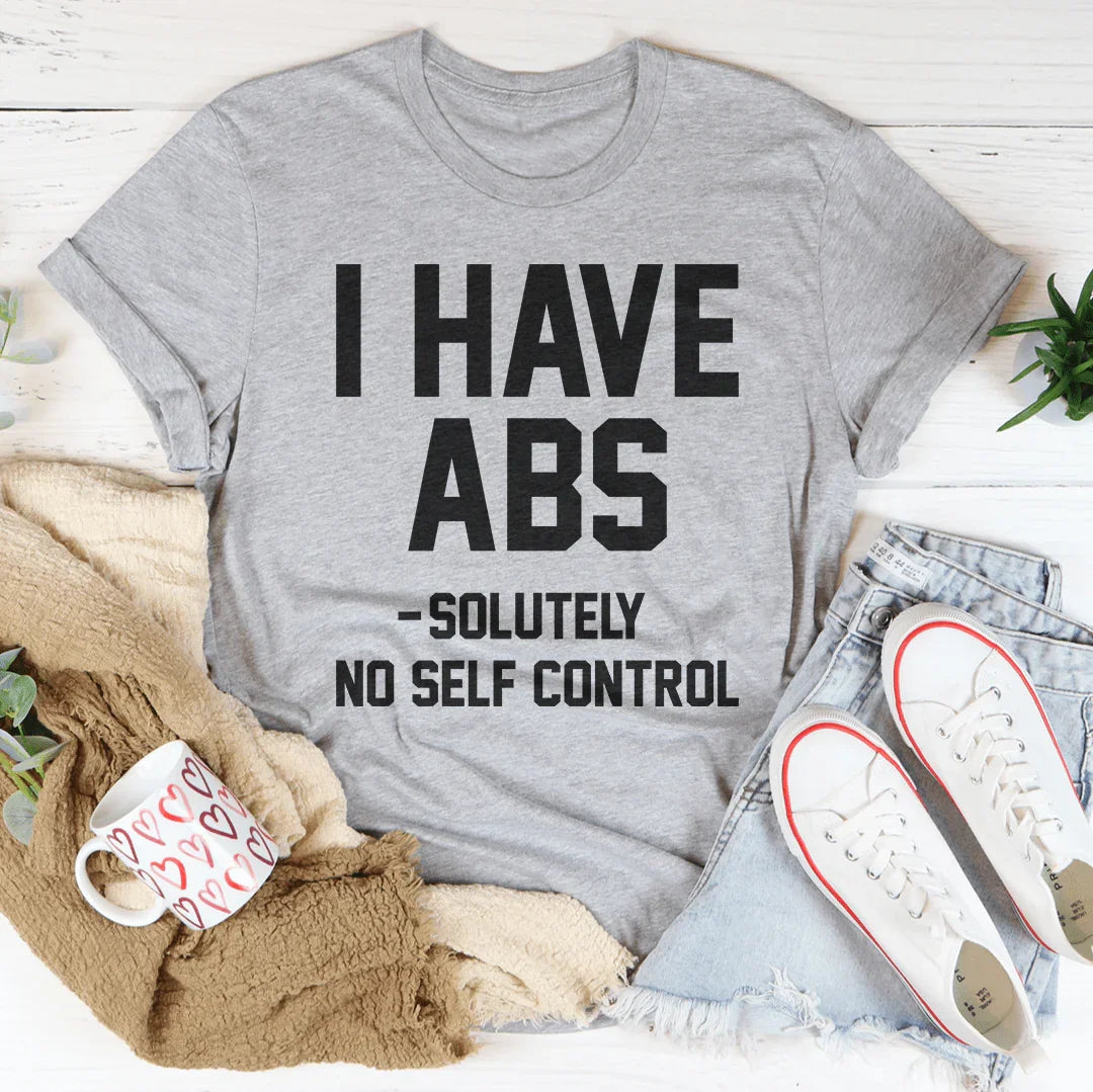 Tengo ABS, definitivamente no tengo autocontrol.