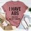 Tengo ABS, definitivamente no tengo autocontrol.