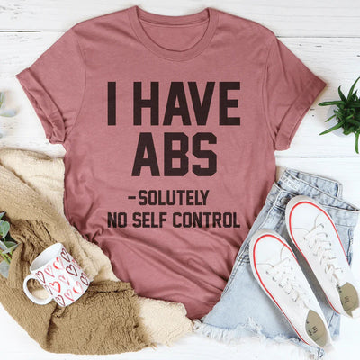 Tengo ABS, definitivamente no tengo autocontrol.
