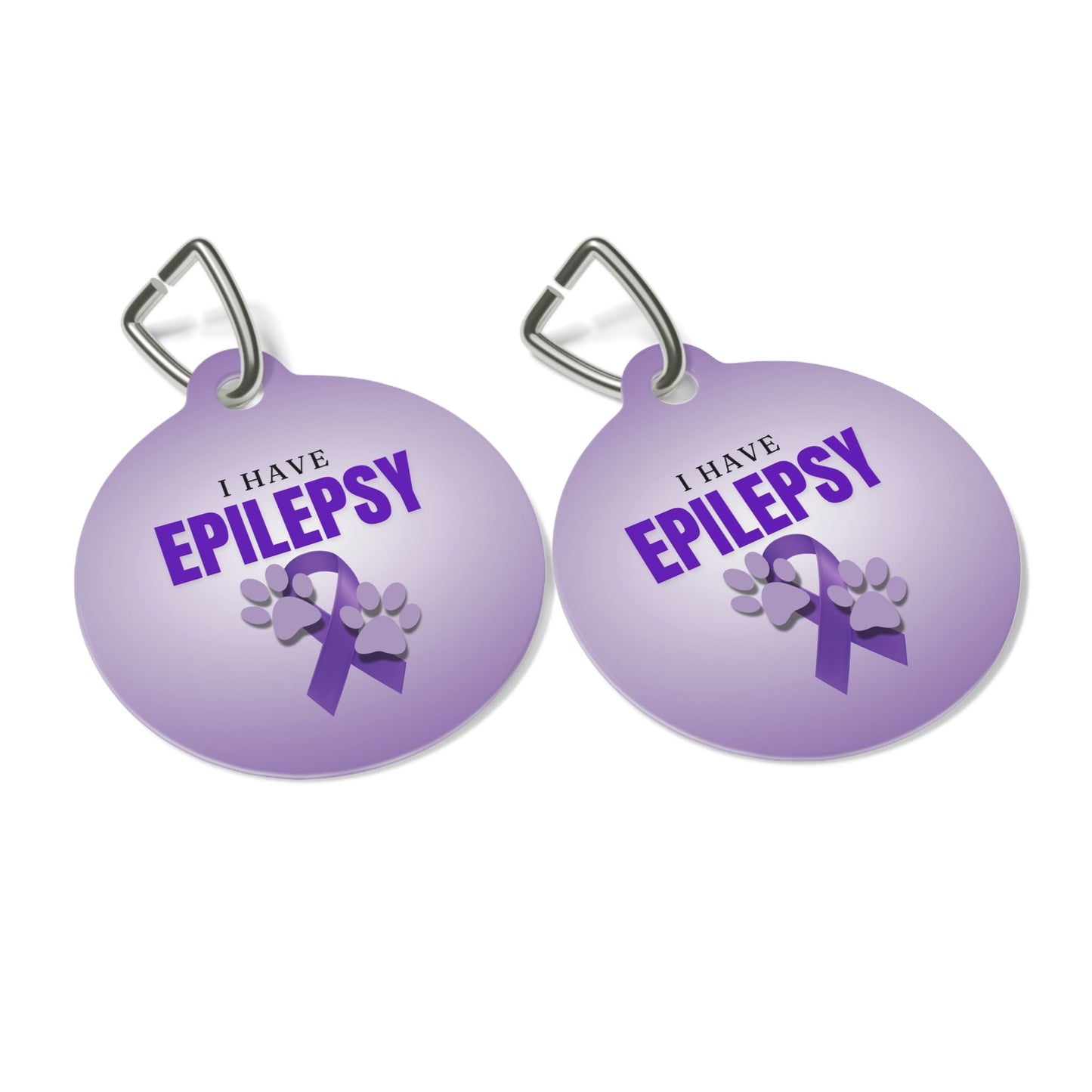 I Have Epilepsy Pet Tag - Durable Metal Design