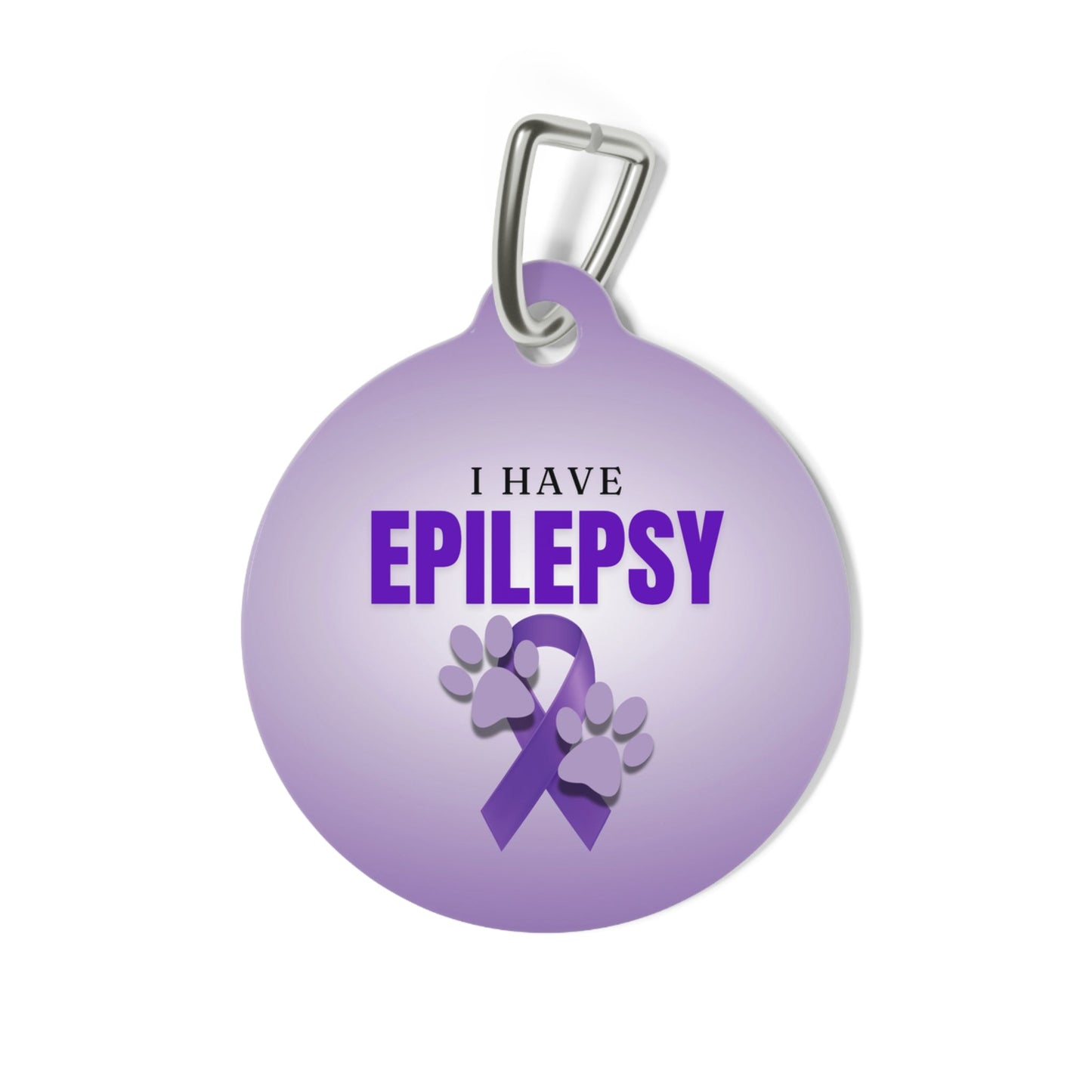 I Have Epilepsy Pet Tag - Durable Metal Design