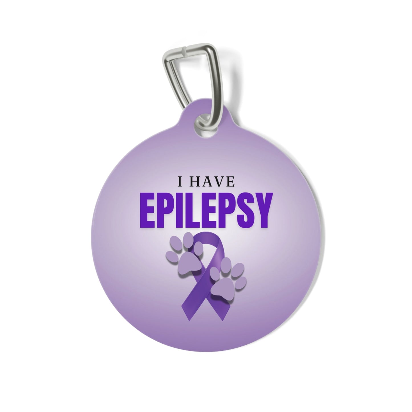I Have Epilepsy Pet Tag - Durable Metal Design