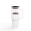 Je m'identifie comme Américain Mug de Voyage Isolé 40oz