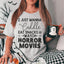 Cuddle, Snacks & Horror Movies Tee