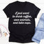 T-shirt Café, Animaux et Siestes