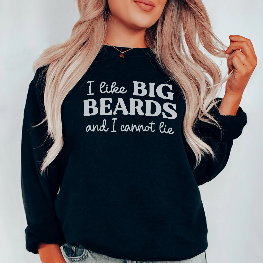 Sudadera "Me gustan las barbas grandes y no puedo mentir"