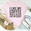 Iced Coffee Black Heart Tee