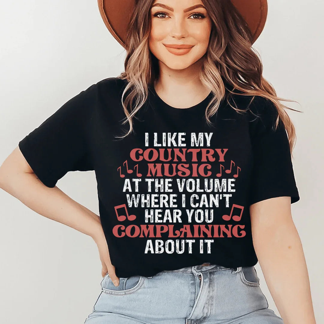 I Like My Country Music Tee - Comfortable & Stylish