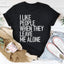 T-shirt 'J'aime les gens quand ils me laissent tranquille'