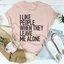 T-shirt 'J'aime les gens quand ils me laissent tranquille'