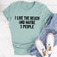 I Like The Beach And Maybe 3 People Tee - Korvel