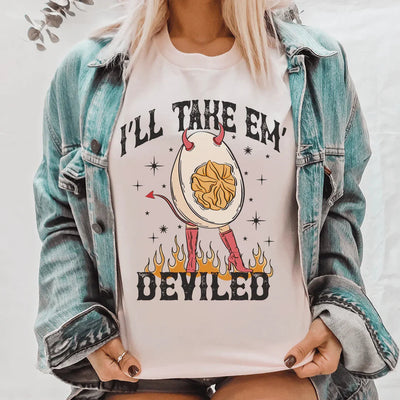 Camiseta "Me los llevo" endiablada