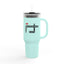 I Love Crosswords Insulated Travel Mug - 40oz Cat Lover Gift