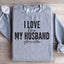Sudadera "Me encanta cuando mi marido me trae café"