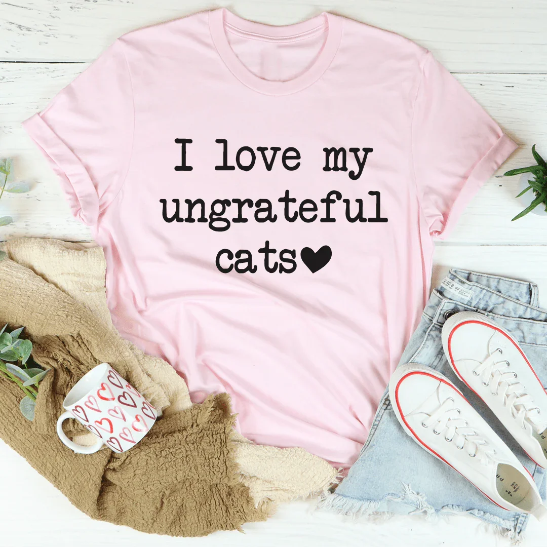 I Love My Ungrateful Cats Tee - Korvel