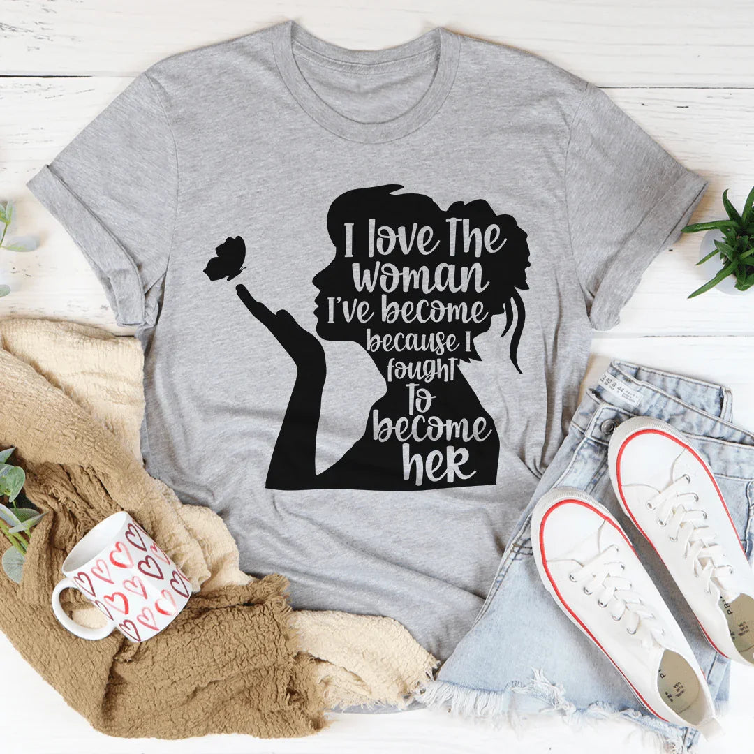 I Love The Woman I've Become Tee - Korvel