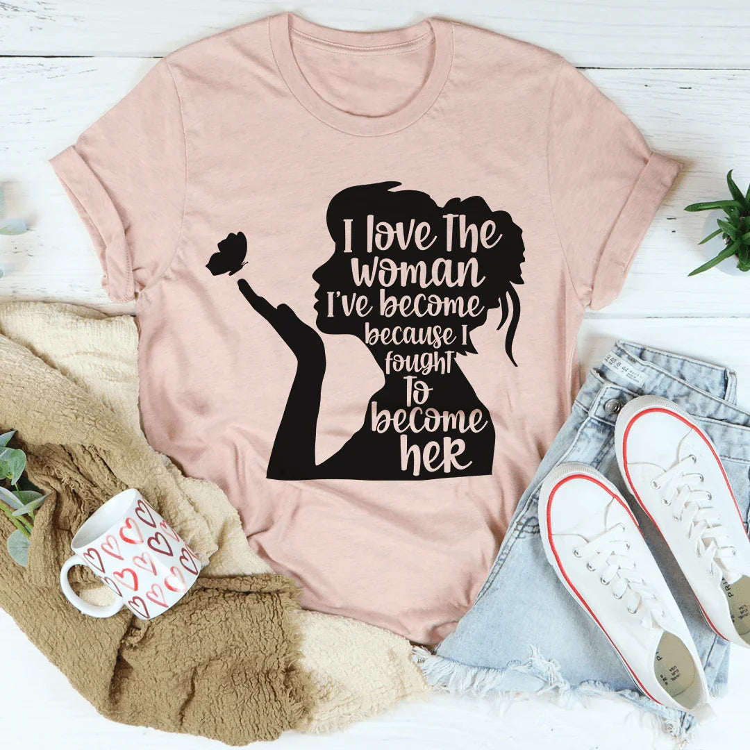 I Love The Woman I've Become Tee - Korvel