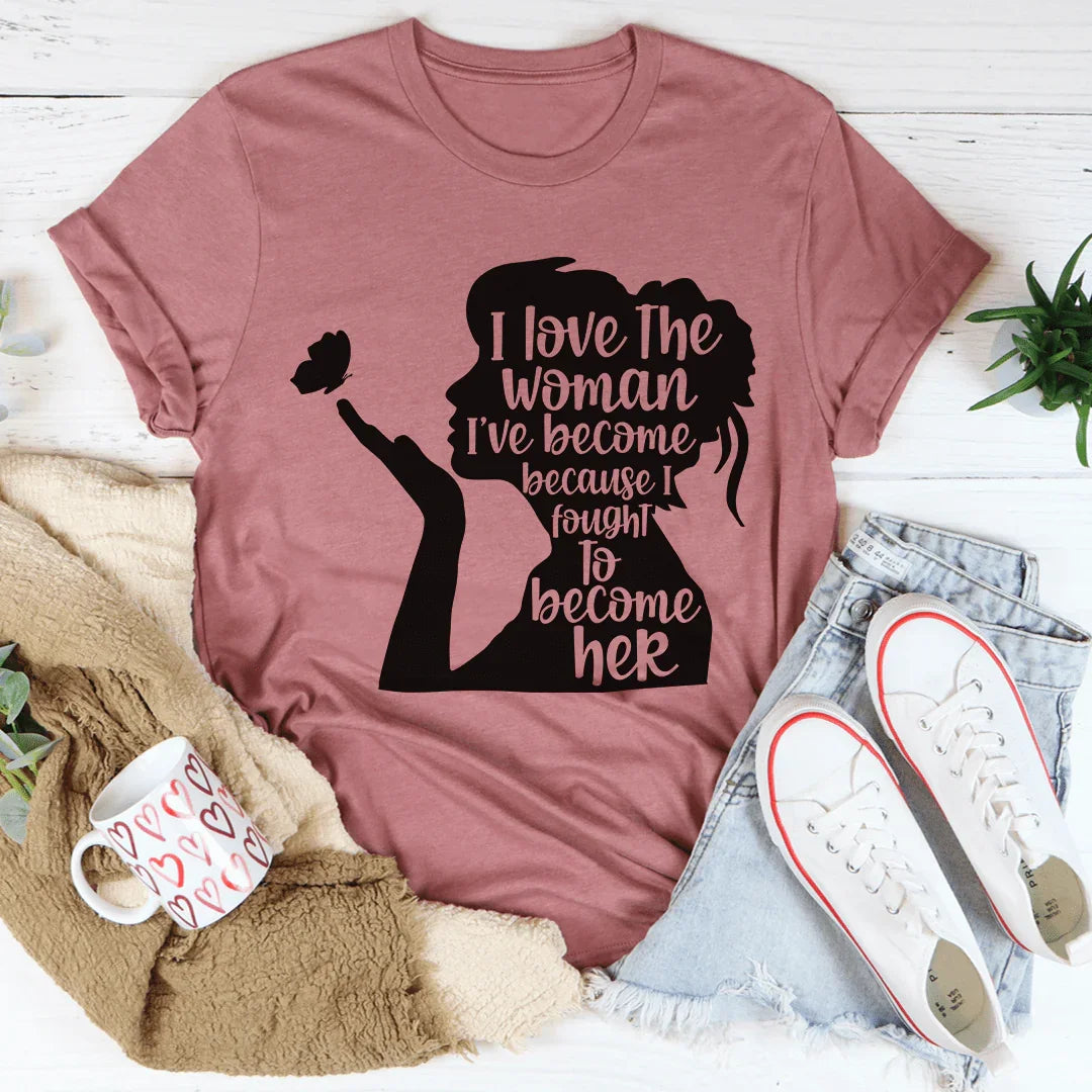I Love The Woman I've Become Tee - Korvel