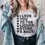 Camiseta "Te amo hasta la licorería y de regreso"