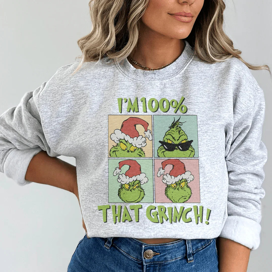 Soy 100% ese Grinch Sudadera