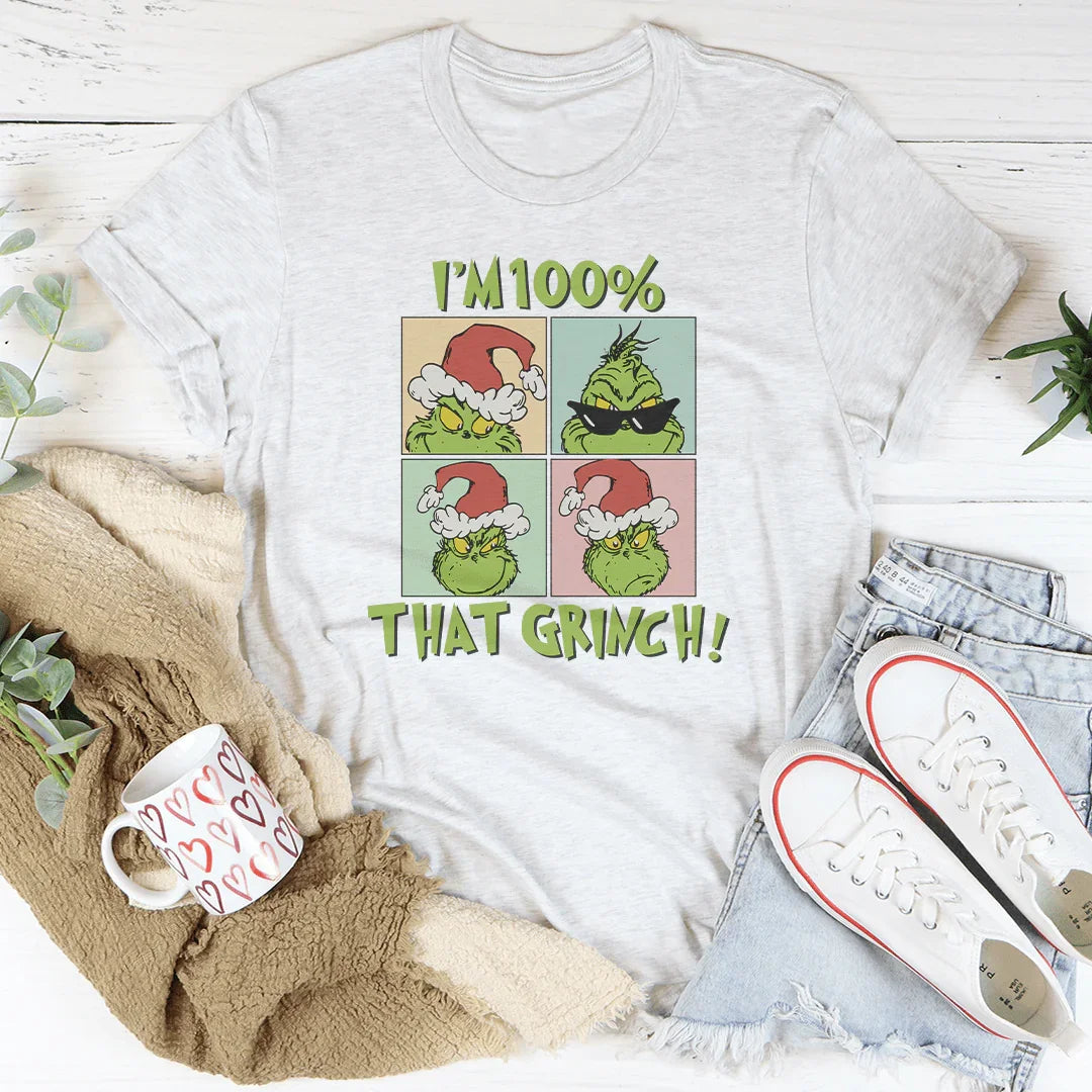 Soy 100% esa camiseta del Grinch