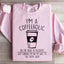 Je suis un caféholique en voie de rétablissement Sweatshirt