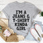 Soy una chica de jeans y camiseta