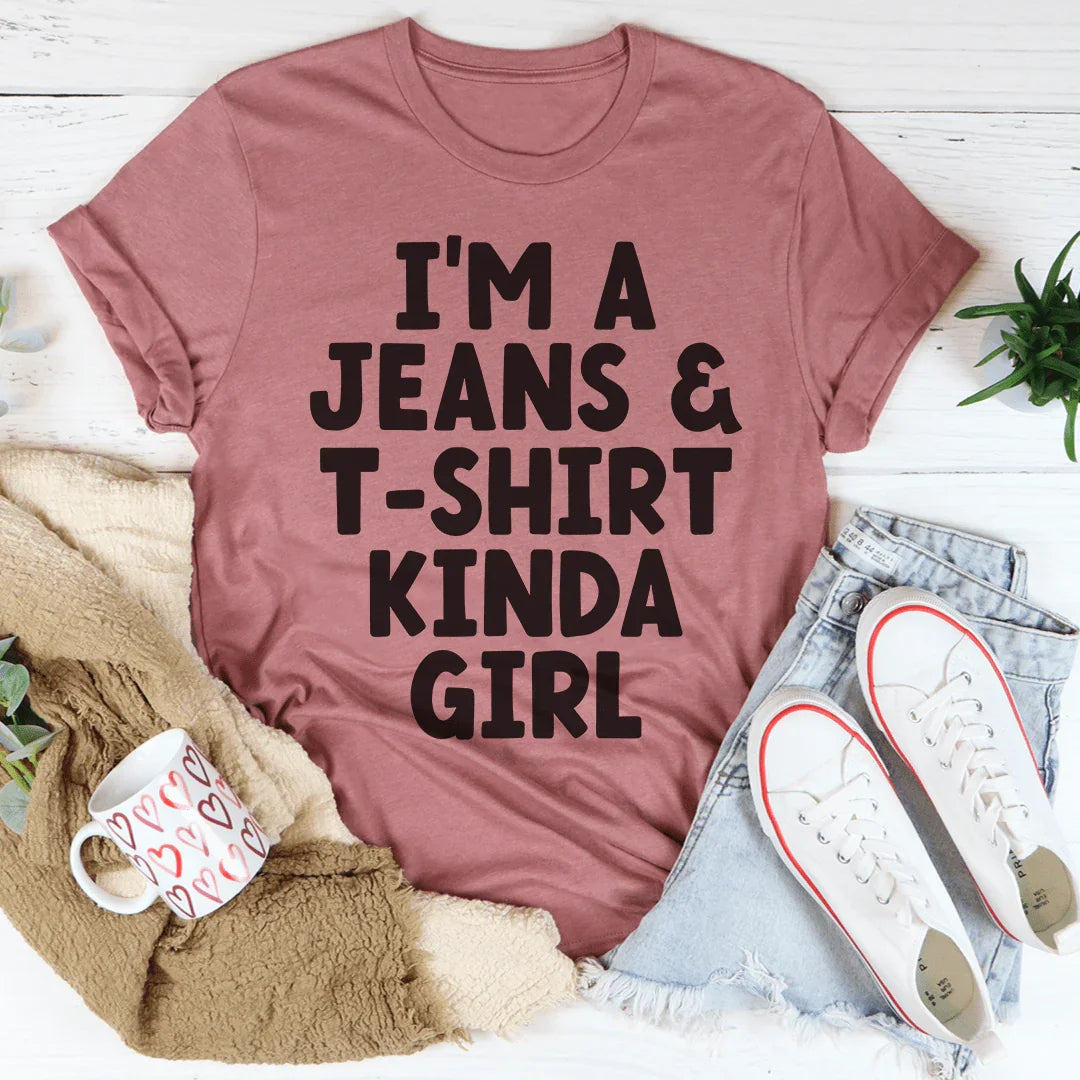 Soy una chica de jeans y camiseta