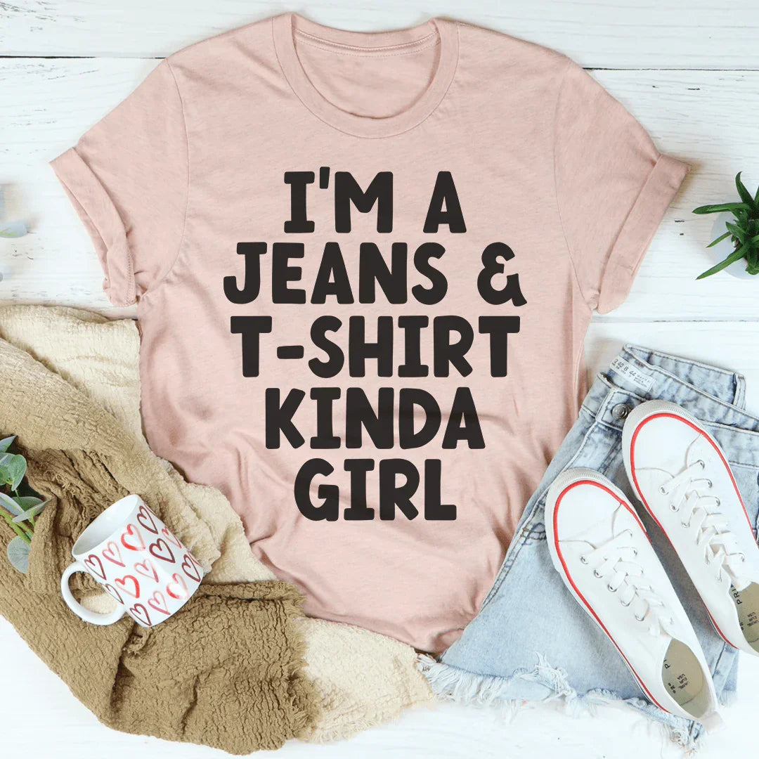 Soy una chica de jeans y camiseta