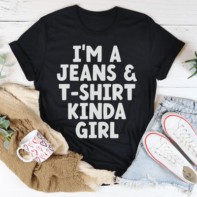 Soy una chica de jeans y camiseta