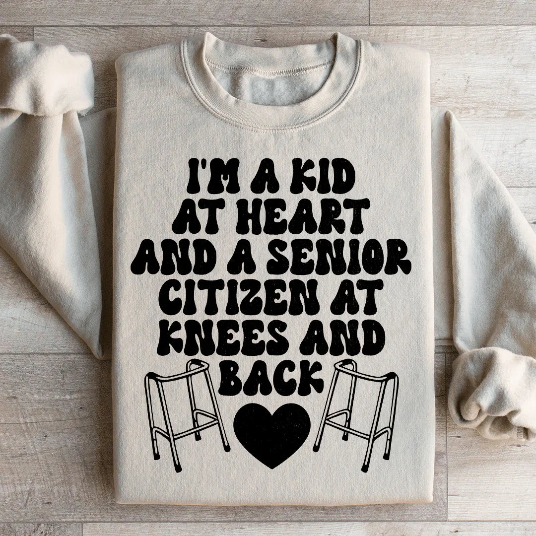Soy un niño en el corazón Sudadera
