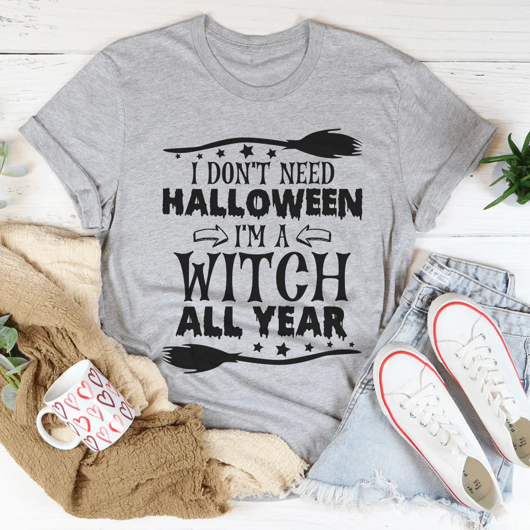 Camiseta Soy una bruja todo el año