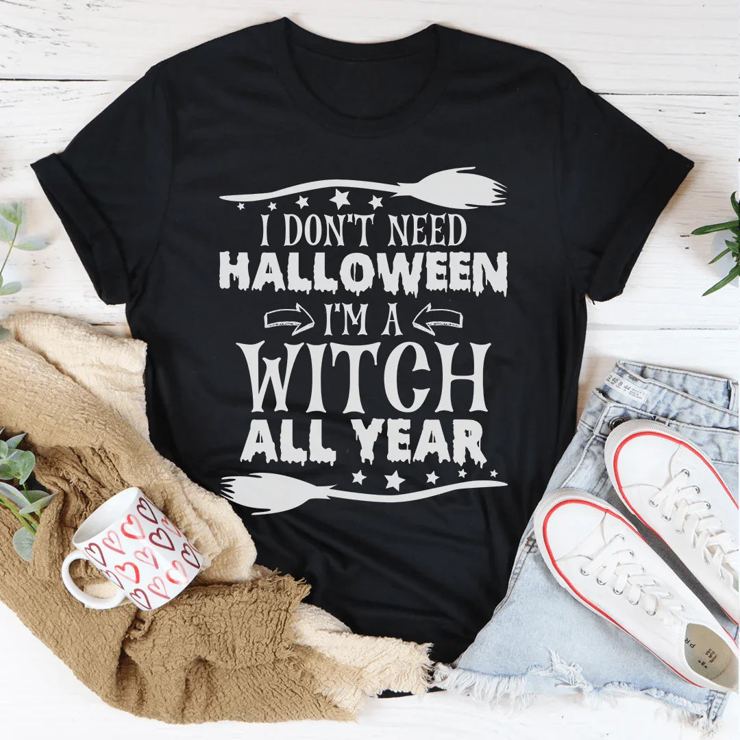 Camiseta Soy una bruja todo el año