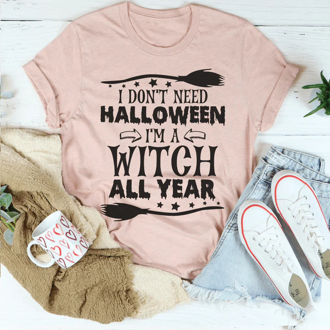 Camiseta Soy una bruja todo el año