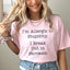 I'm Allergic To Stupidity Sarcasm Tee