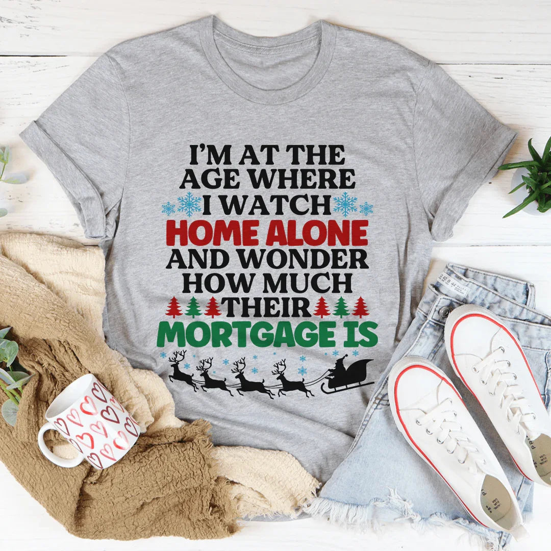 Camiseta navideña "Estoy en la edad"