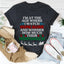 Camiseta navideña "Estoy en la edad"