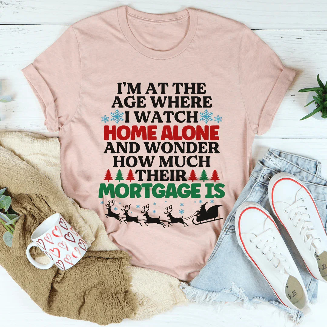 Camiseta navideña "Estoy en la edad"