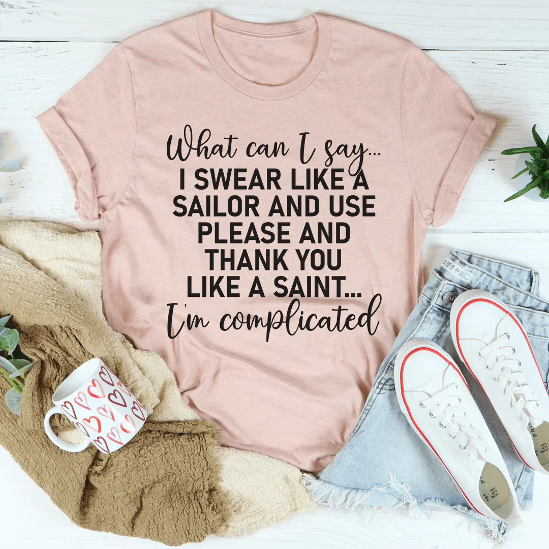 Camiseta Soy complicada
