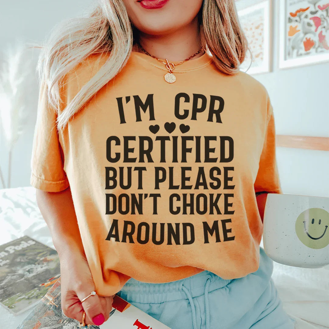 Estoy certificado en RCP Tee