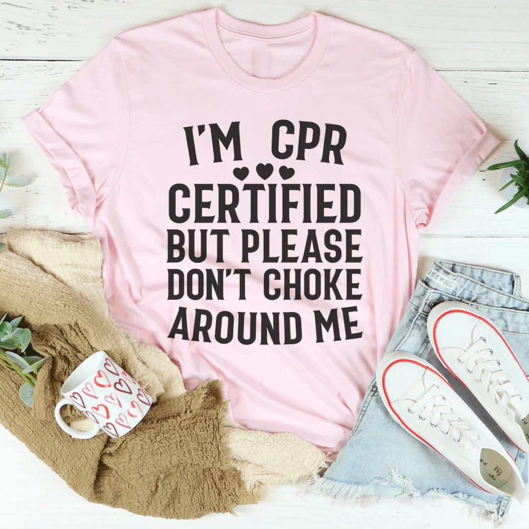 Estoy certificado en RCP Tee